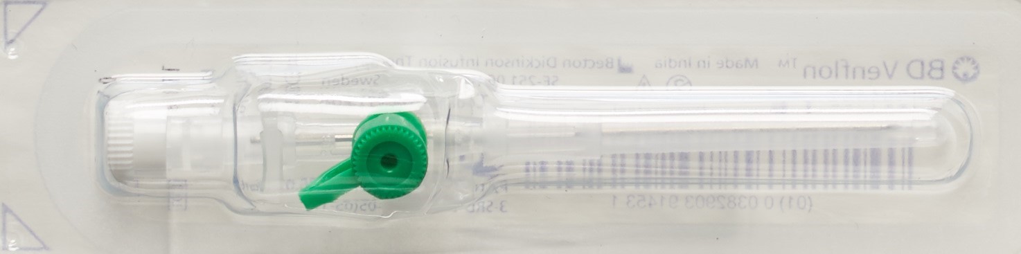 BD VENFLON 18G 1.2x45mm Luer-Lok grün