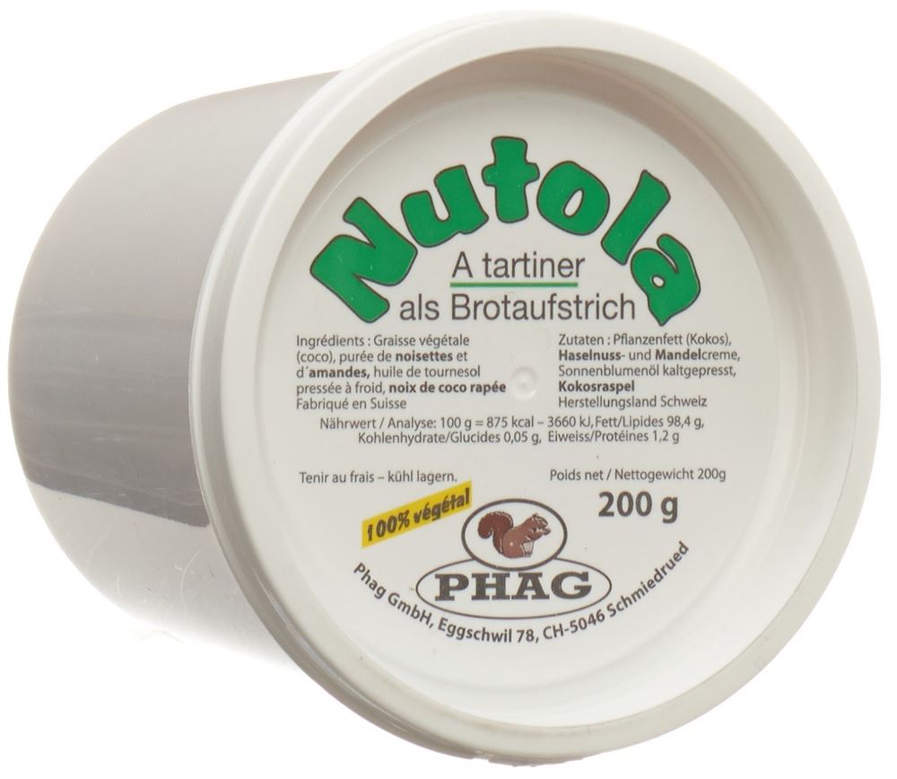 PHAG Nutola Tafelfett 200 g