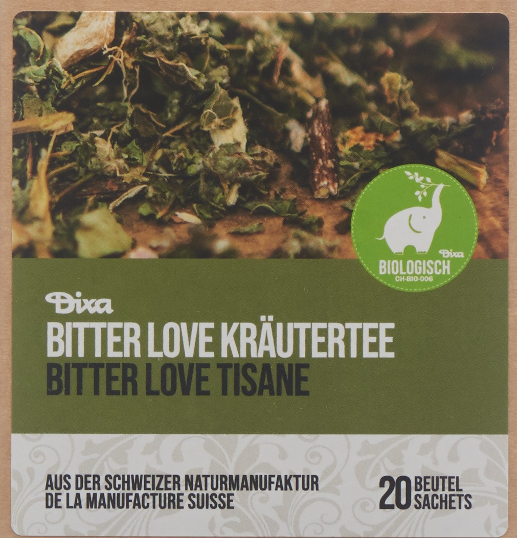 DIXA Bitter Love Tee BIO Py Btl Box 20 Stk