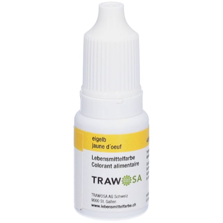 TRAWOSA Lebensmittelfarbstoff eigelb 10 ml