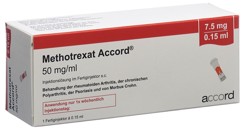 METHOTREXAT Accord 7.5 mg/0.15ml Fertinj 0.15 ml