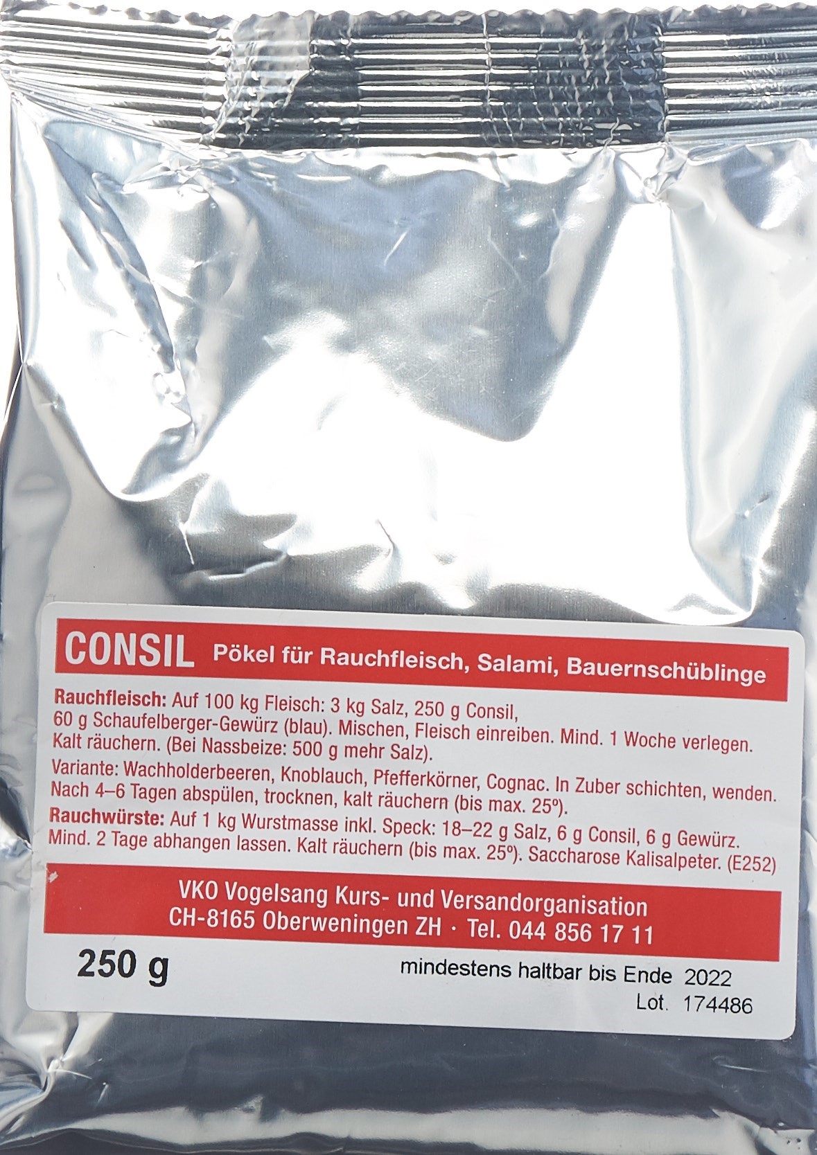 CONSIL Konserv Salz 250 g