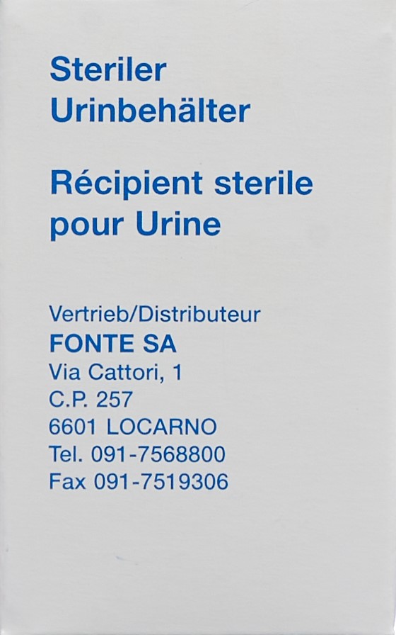 FONTE Urinbehälter 60ml steril