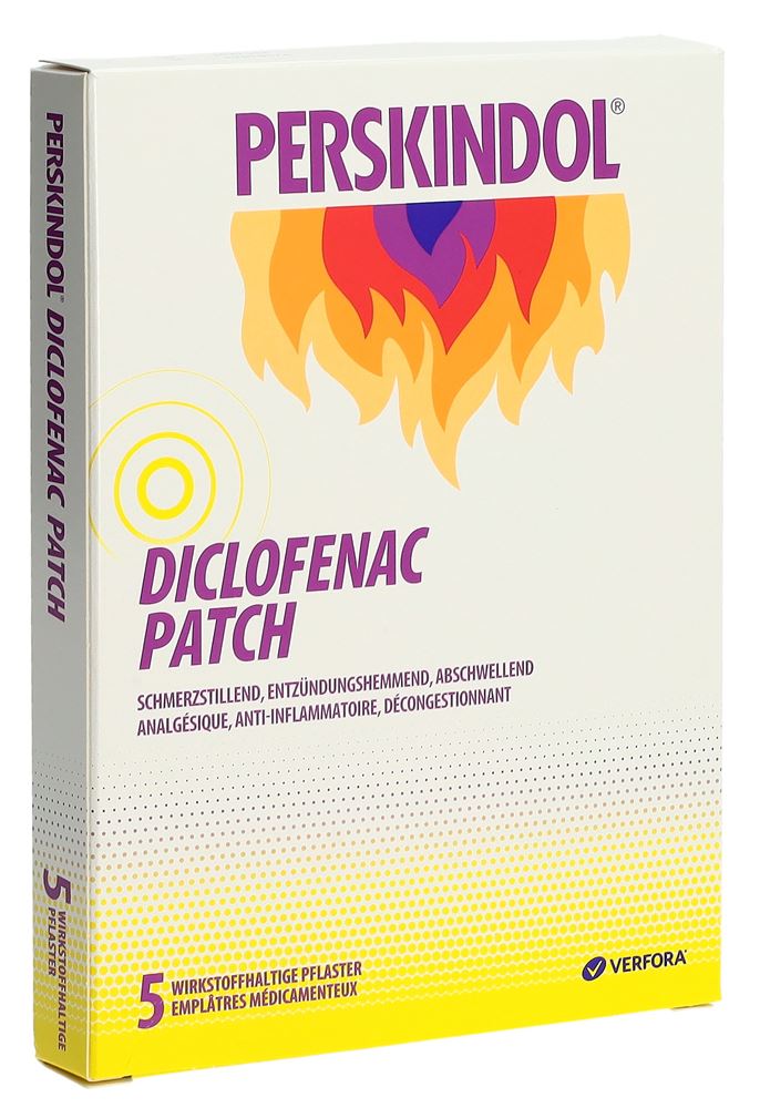 PERSKINDOL Diclofenac Patch 180 mg 5 Stk