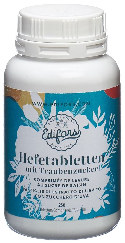 EDIFORS Hefetabletten Ds 250 Stk