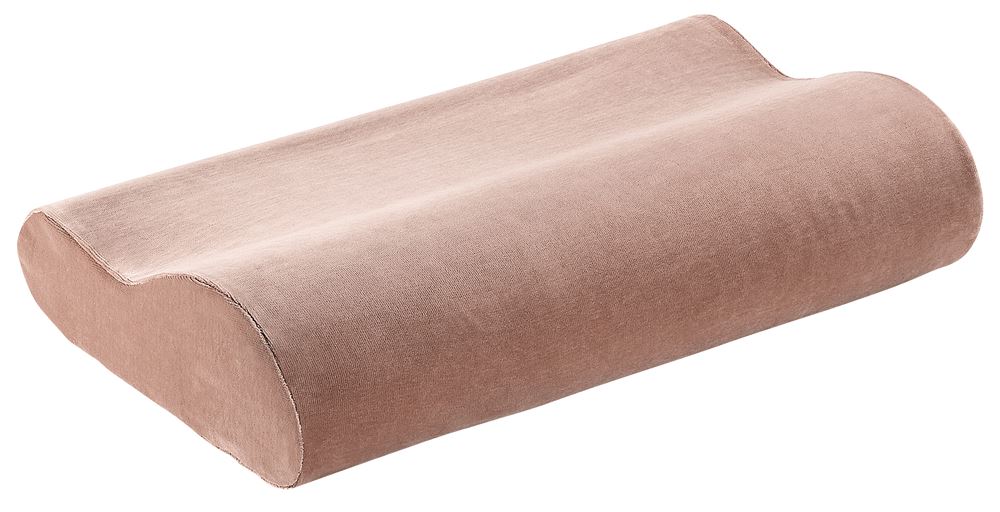 ELSA Nackenkissen 50x11cm Veloursbezug sand