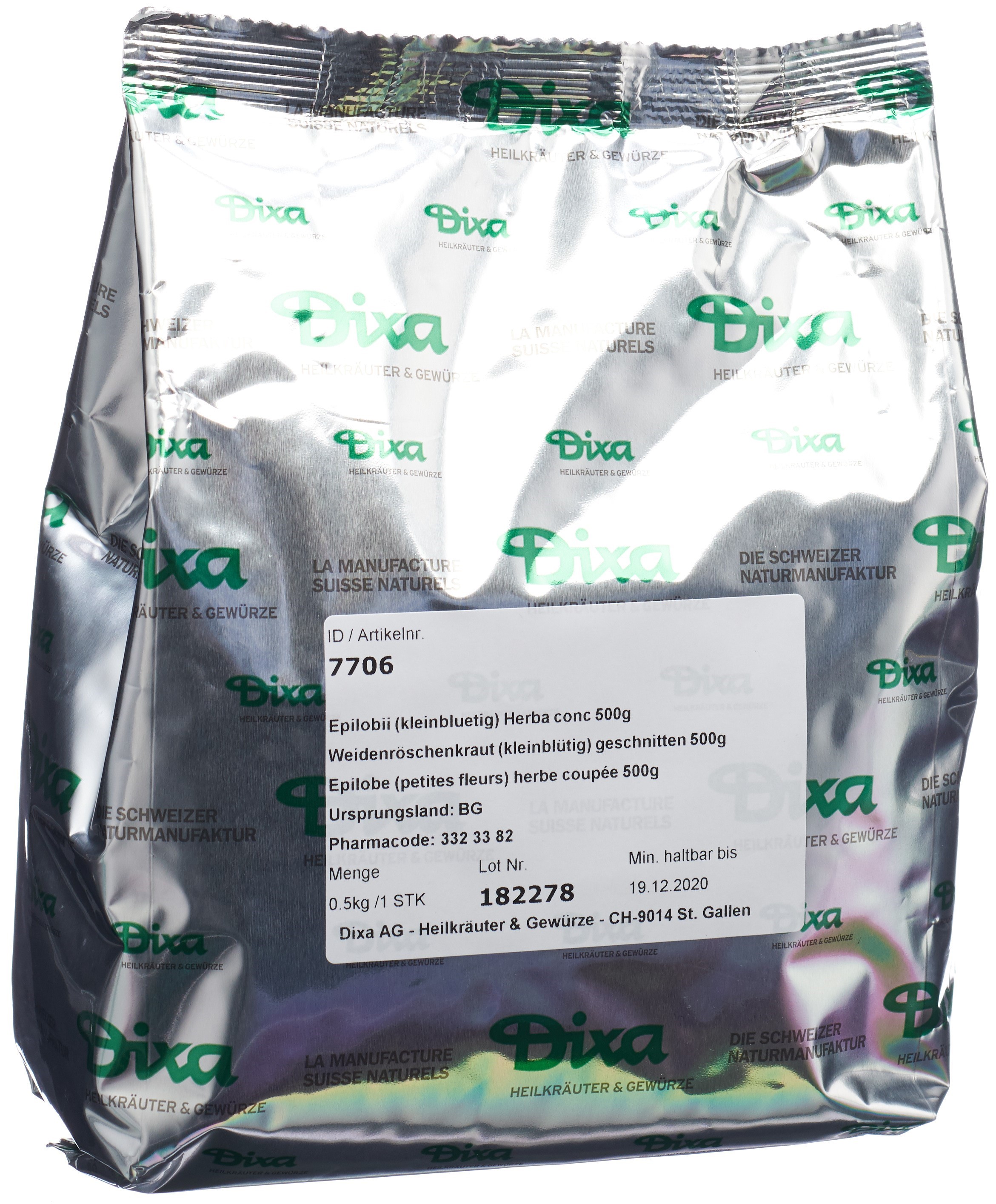 DIXA Weidenröschenkraut kleinblütig geschnit 500 g