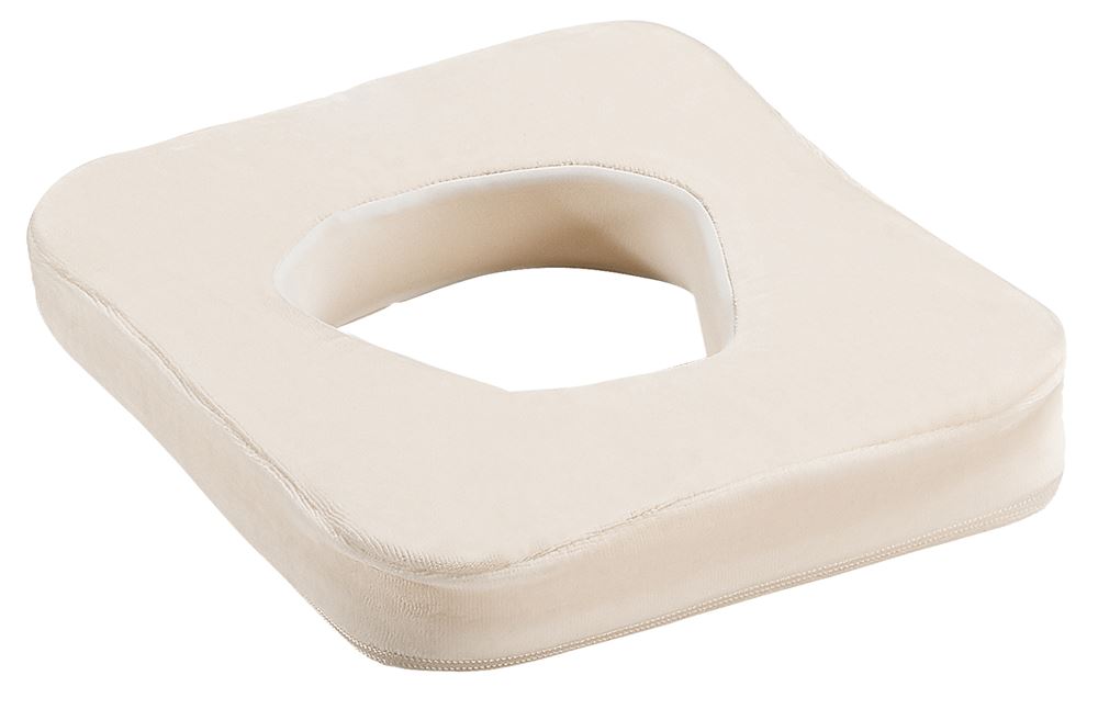 ELSA Gesichtsauflagen 4cm Veloursbezug écru