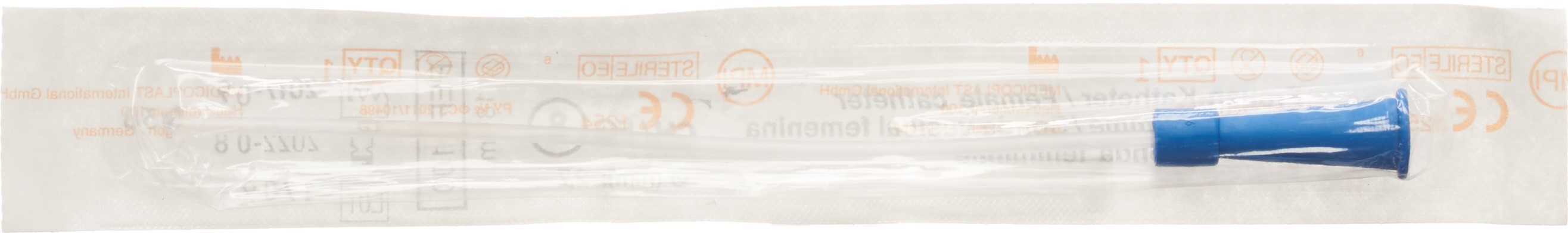 QUALIMED Frauenkatheter CH08 18cm PVC st