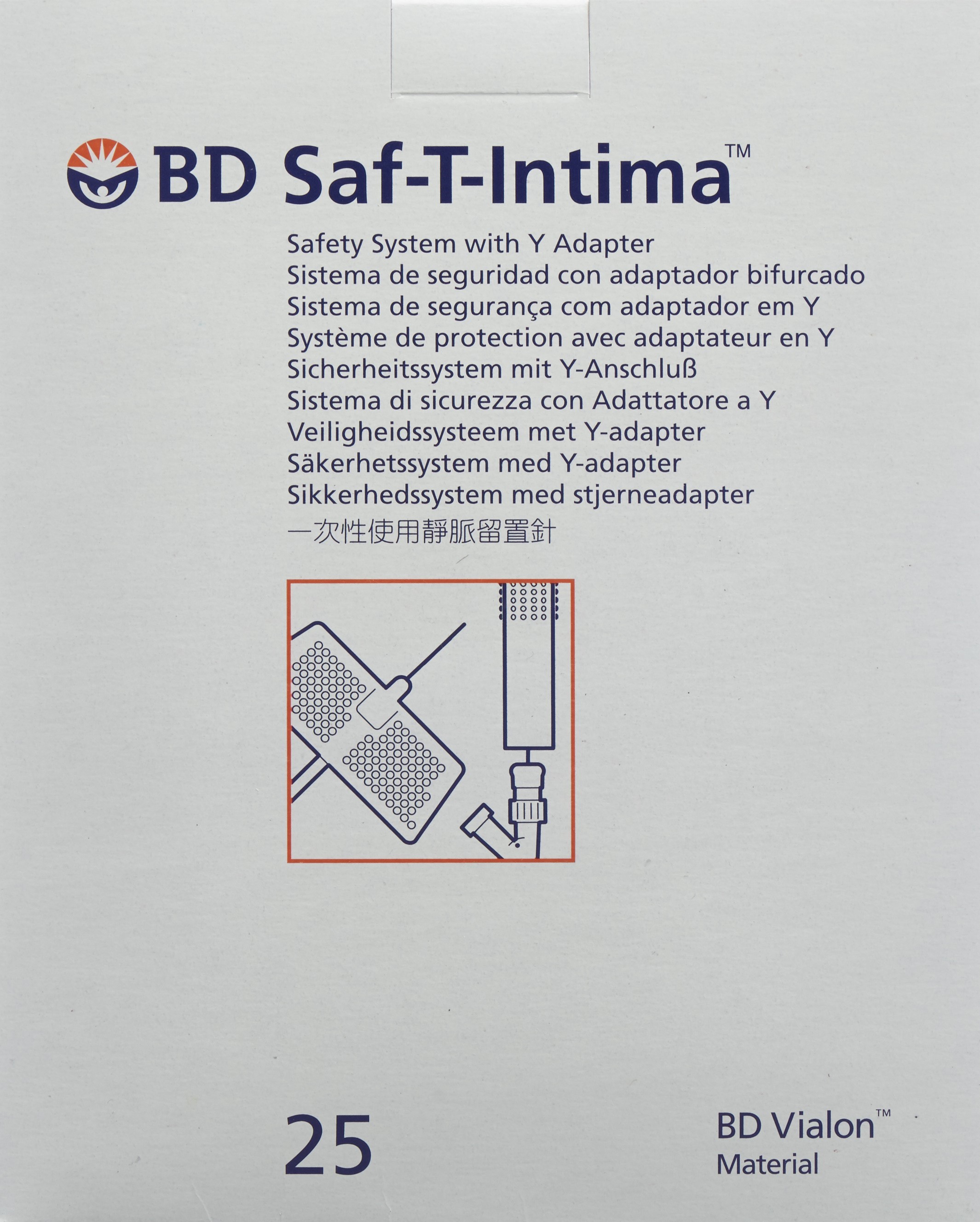 BD SAF-T-INTIMA 22G 0.9x19mm mit Y blau 25 Stk
