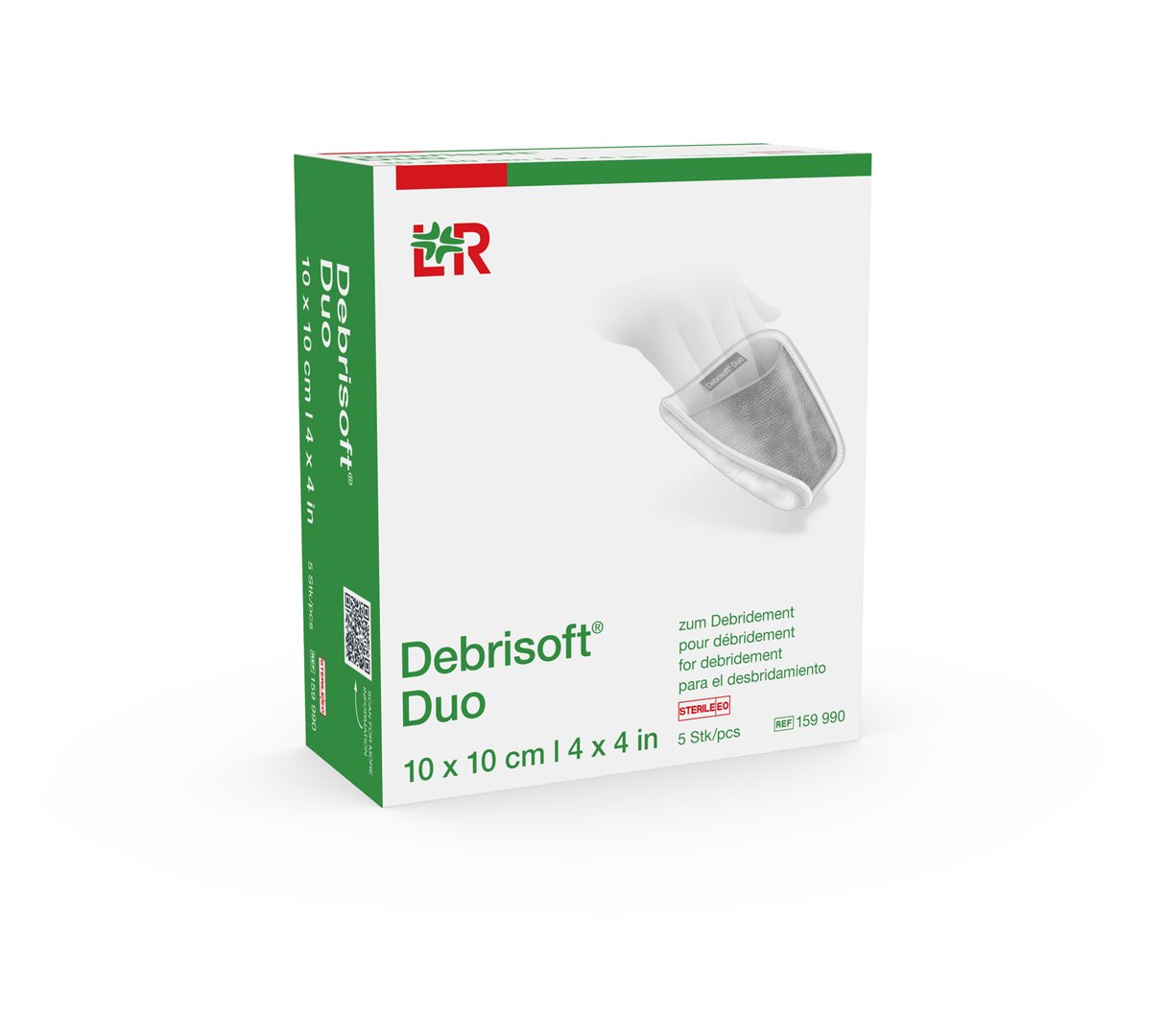 DEBRISOFT Kompressen 10x10cm steril 5 Stk
