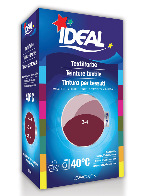 IDEAL MINI Baumwolle Color No34 bordeaux