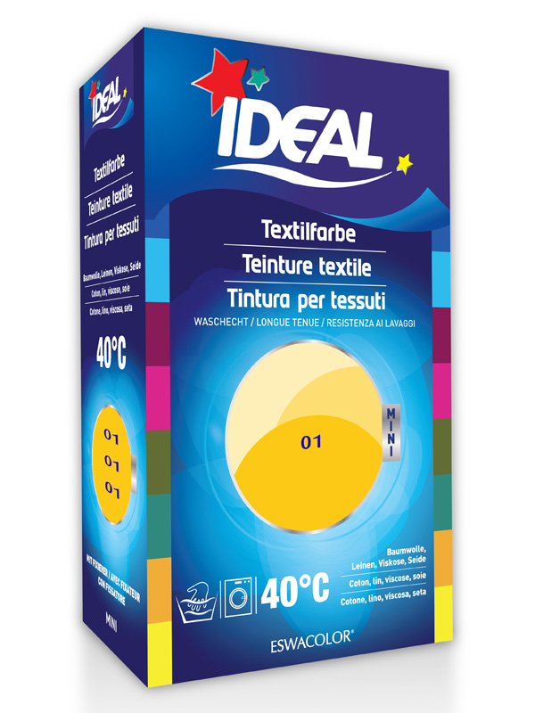 IDEAL MINI Baumwolle Color No01 gelb