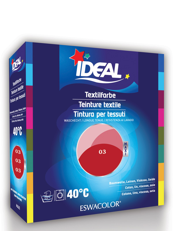 IDEAL MAXI Baumwolle Color No03 zinnober