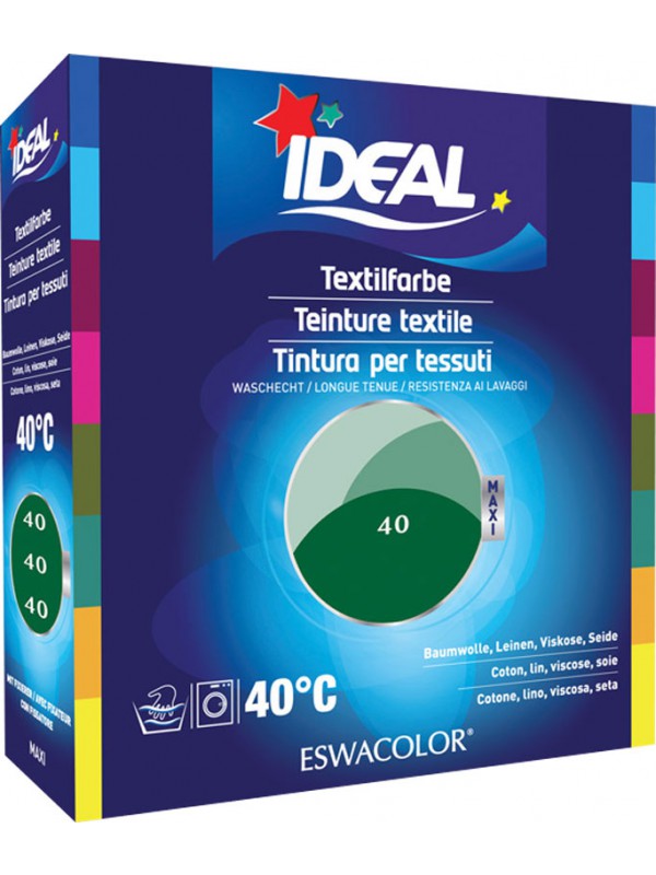 IDEAL MAXI Baumwolle Color No40 mittel grün