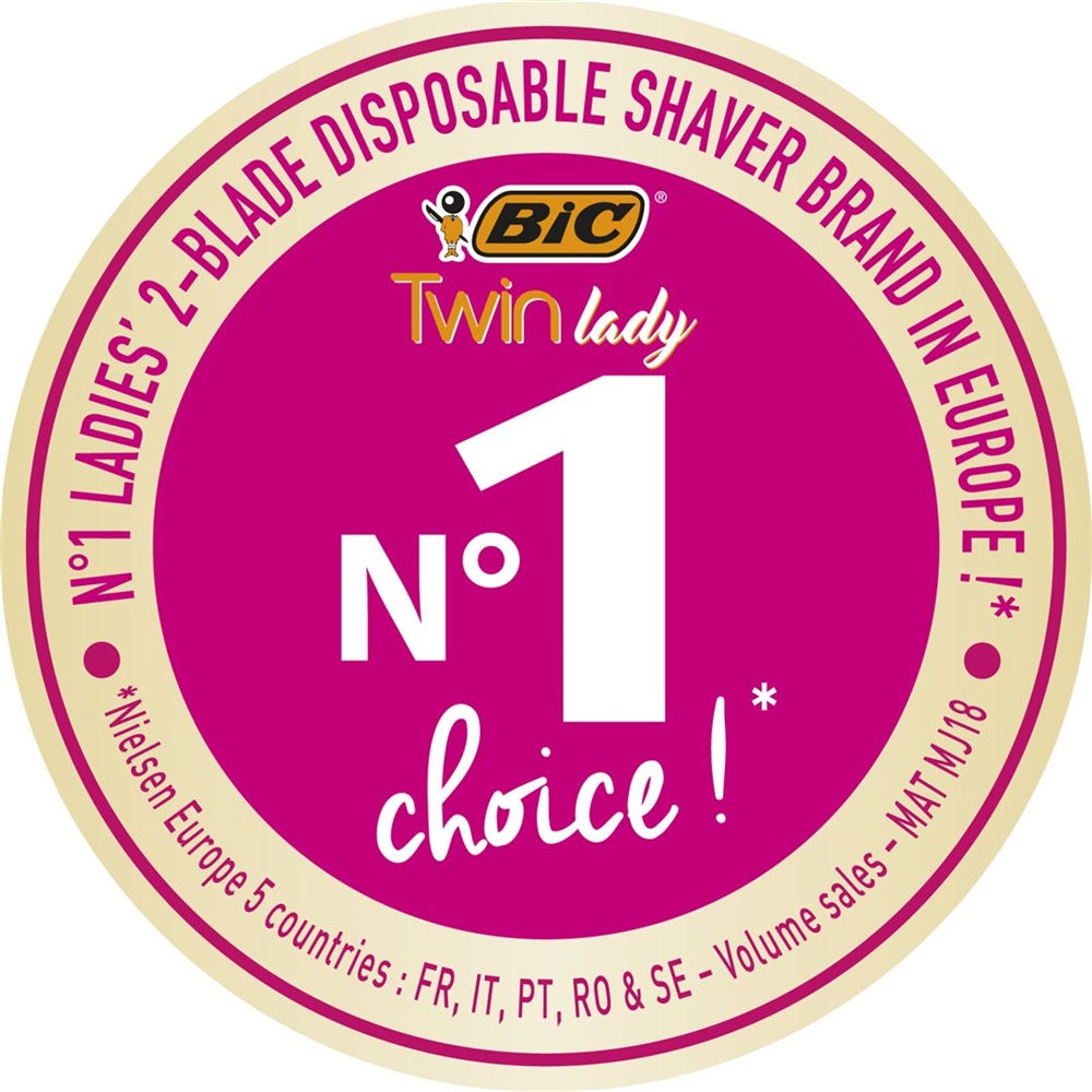 BIC Twin Lady 2-Klingenrasierer assortiert 10 Stk