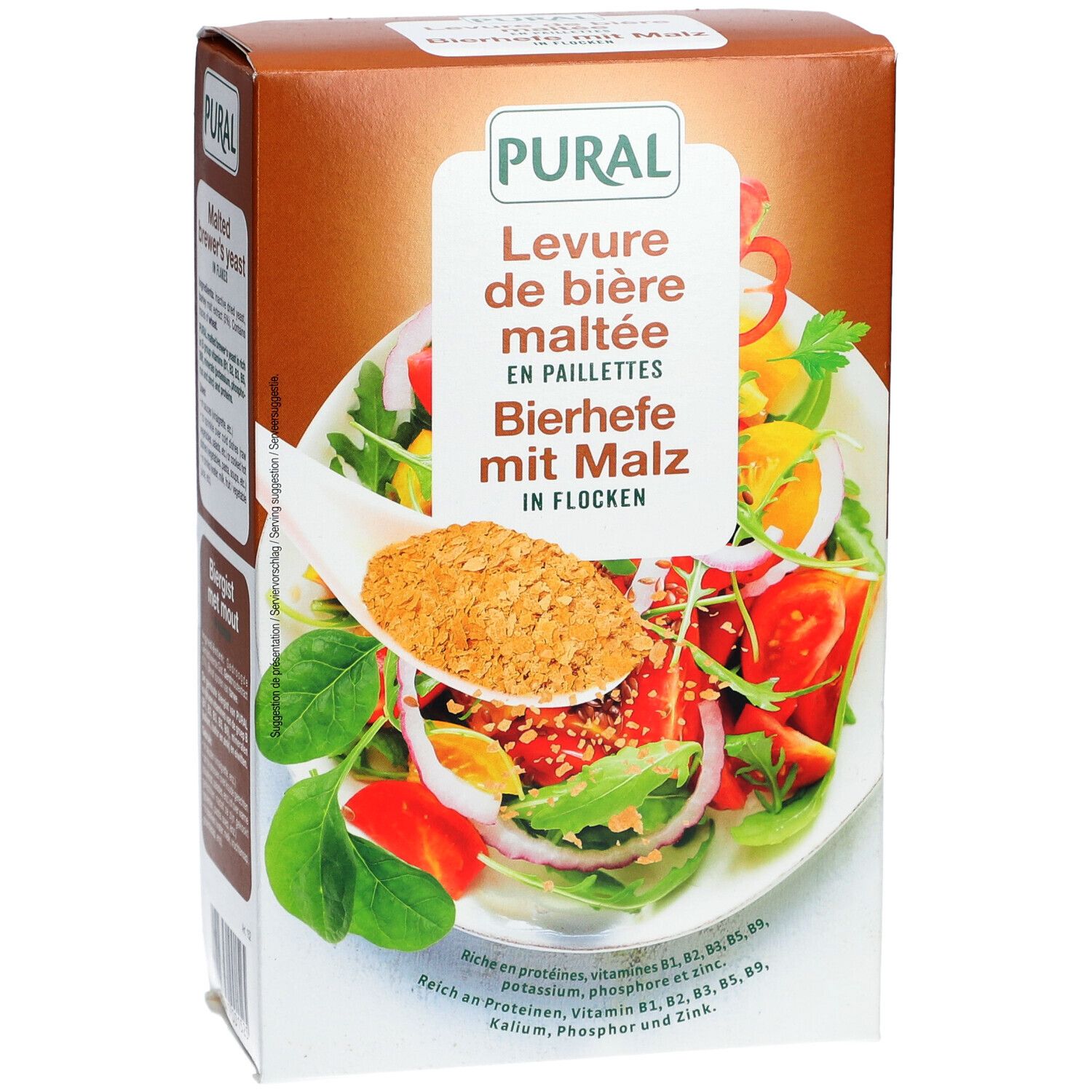 PURAL Bierhefeflocken mit Malz 200 g