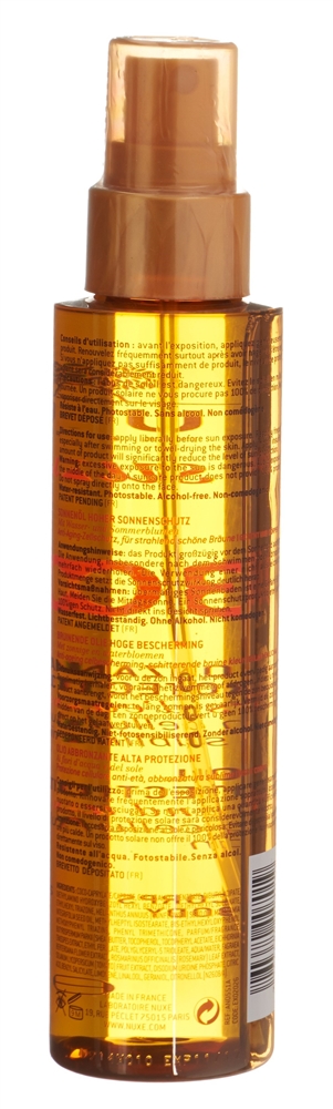 NUXE Sun Huile Bronzante Vis&Corps SPF30 150 ml