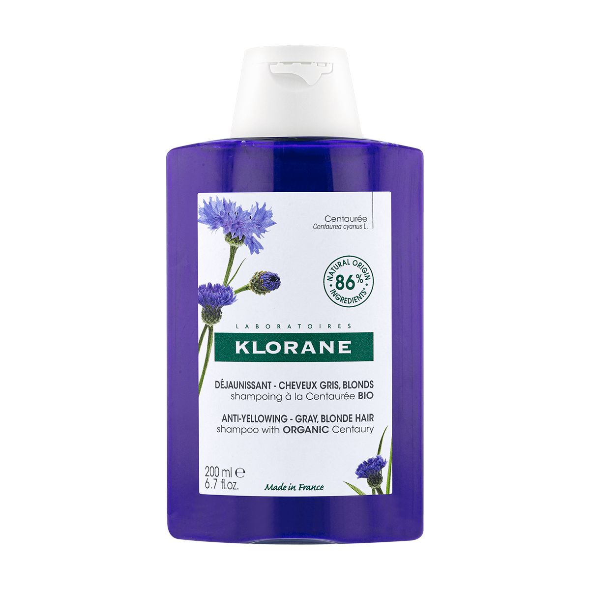 KLORANE Shampoo Kornblumen Bio 200 ml