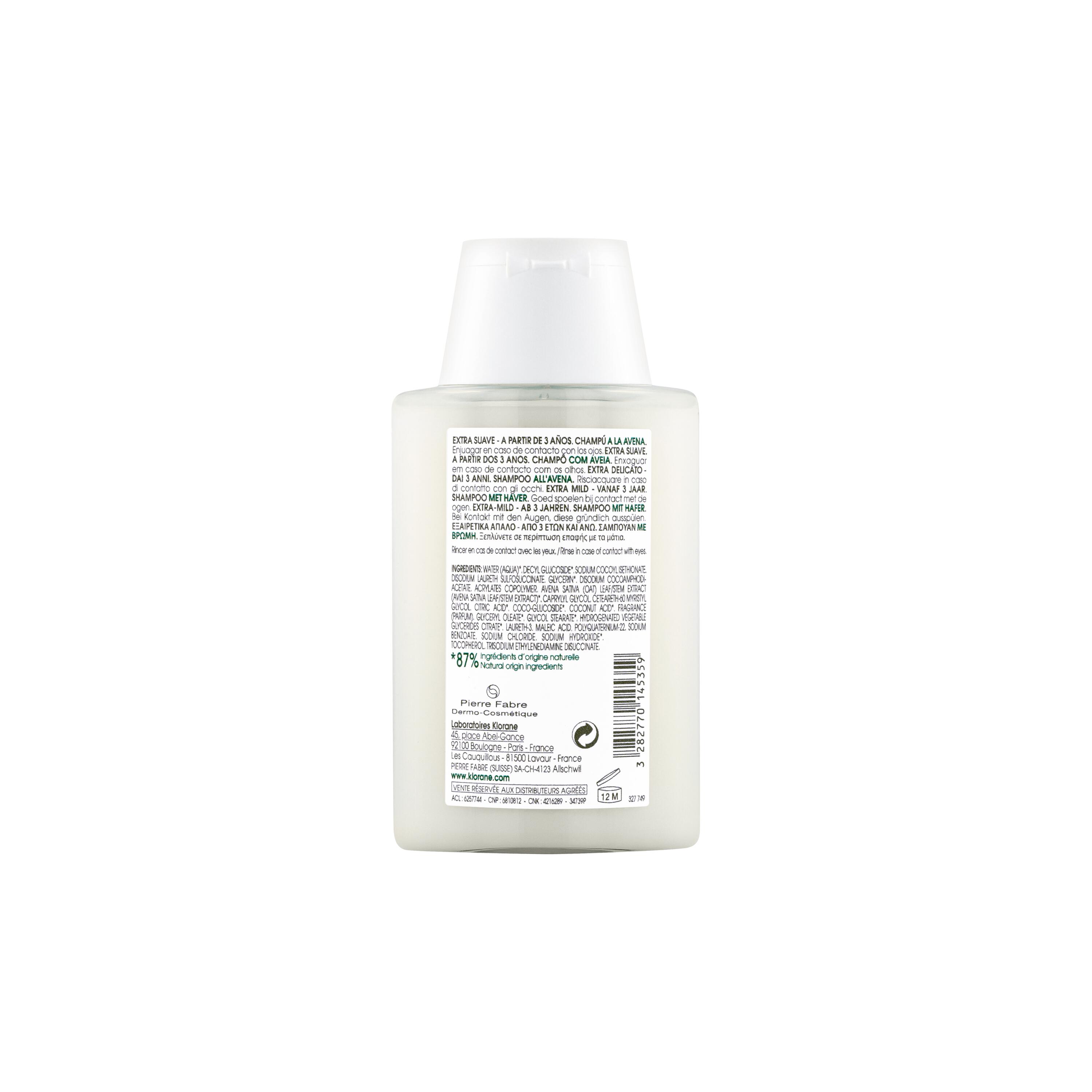 KLORANE Shampoo Hafer Bio Tb 100 ml