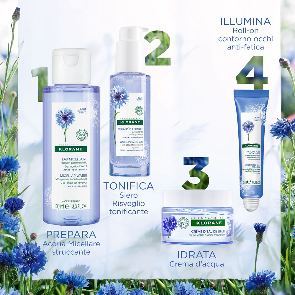 KLORANE Bele Feuchtigkeitsse Bleuet Bio 50 ml