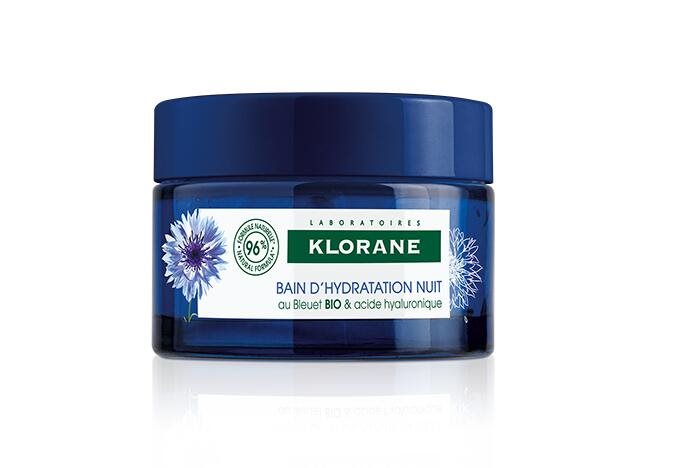 KLORANE Nacht-Feuchtigkeitspflege Bleuet Bio 50 ml