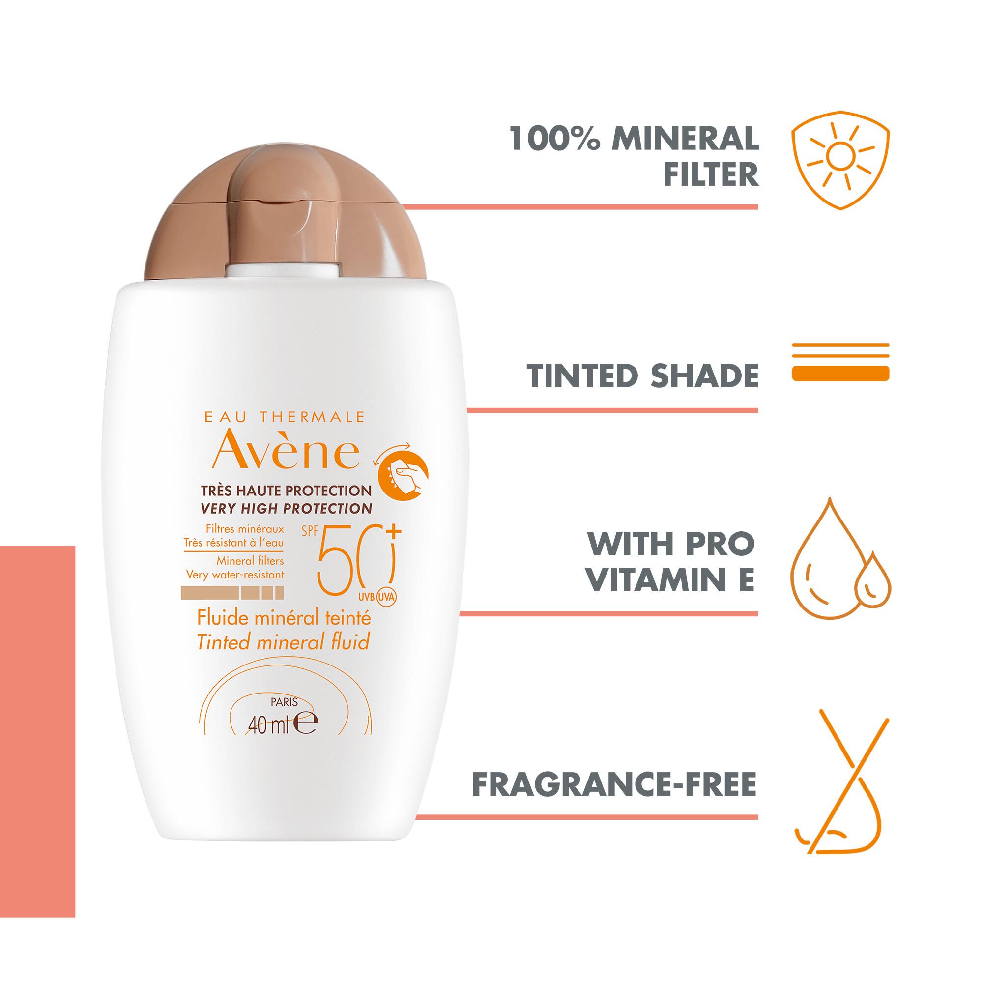 AVENE SUN Sonnenfluid mineral get SPF50+ Tb 40 ml