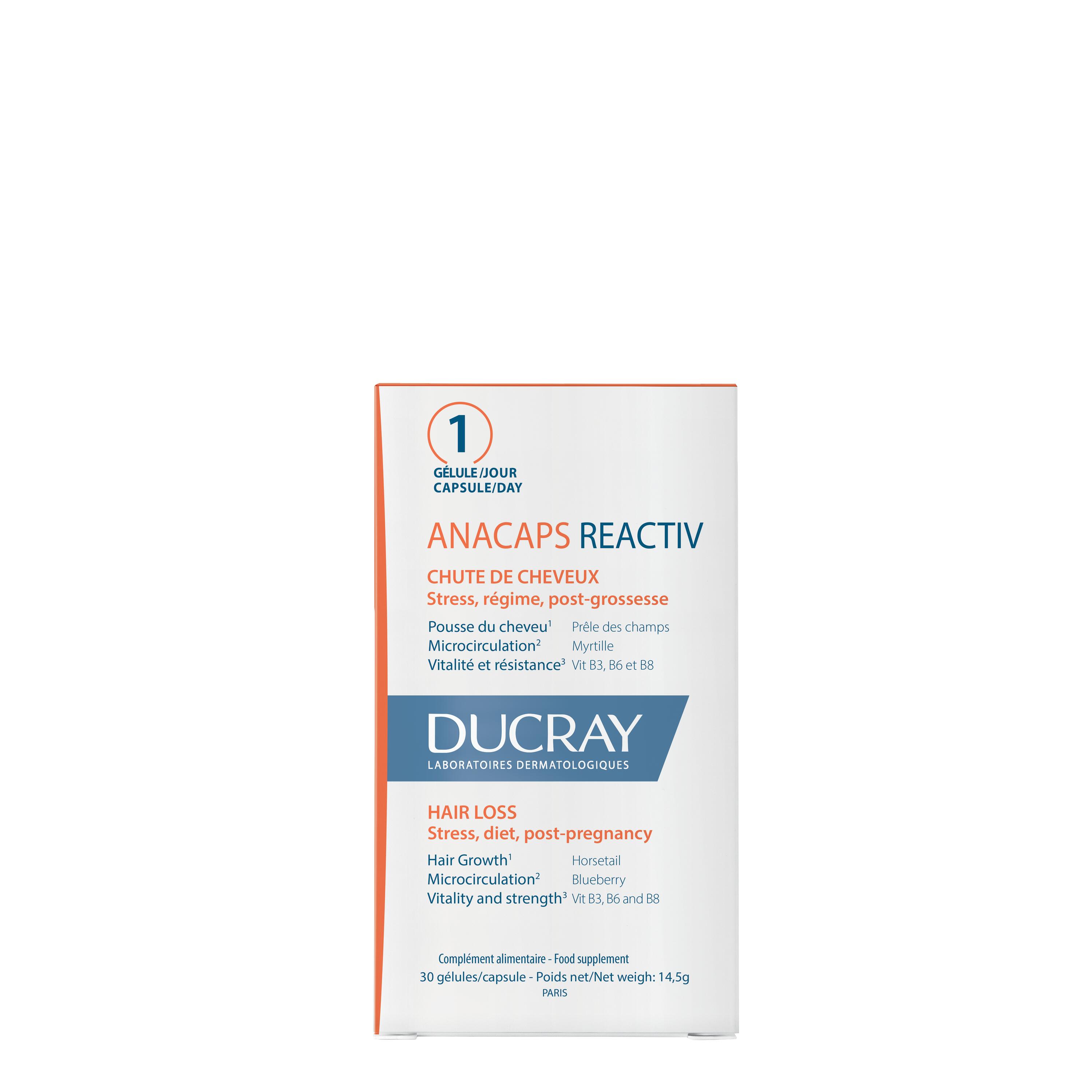 DUCRAY ANACAPS REACTIV Kaps 30 Stk