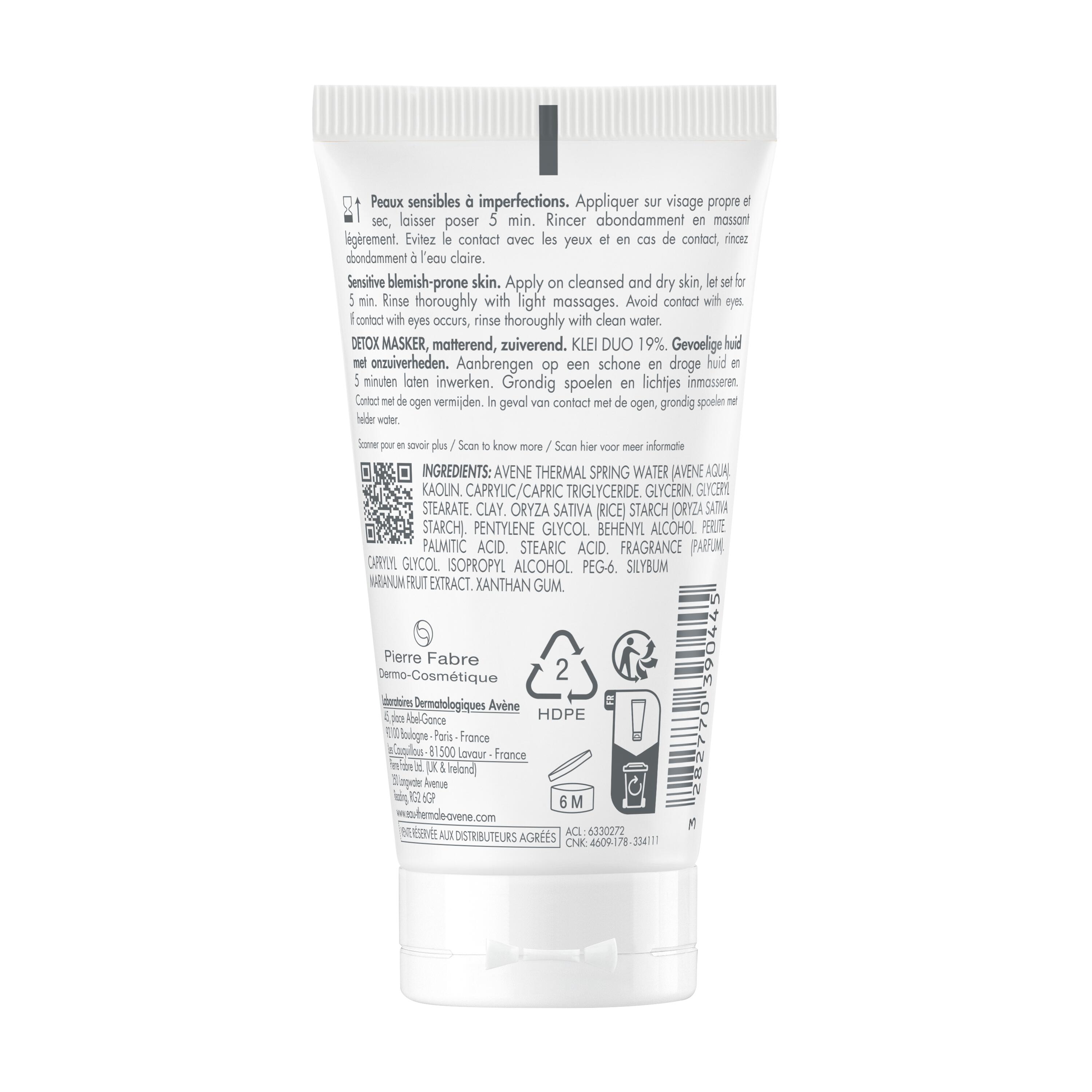 AVENE Cleanance Detox Maske Tb 50 ml
