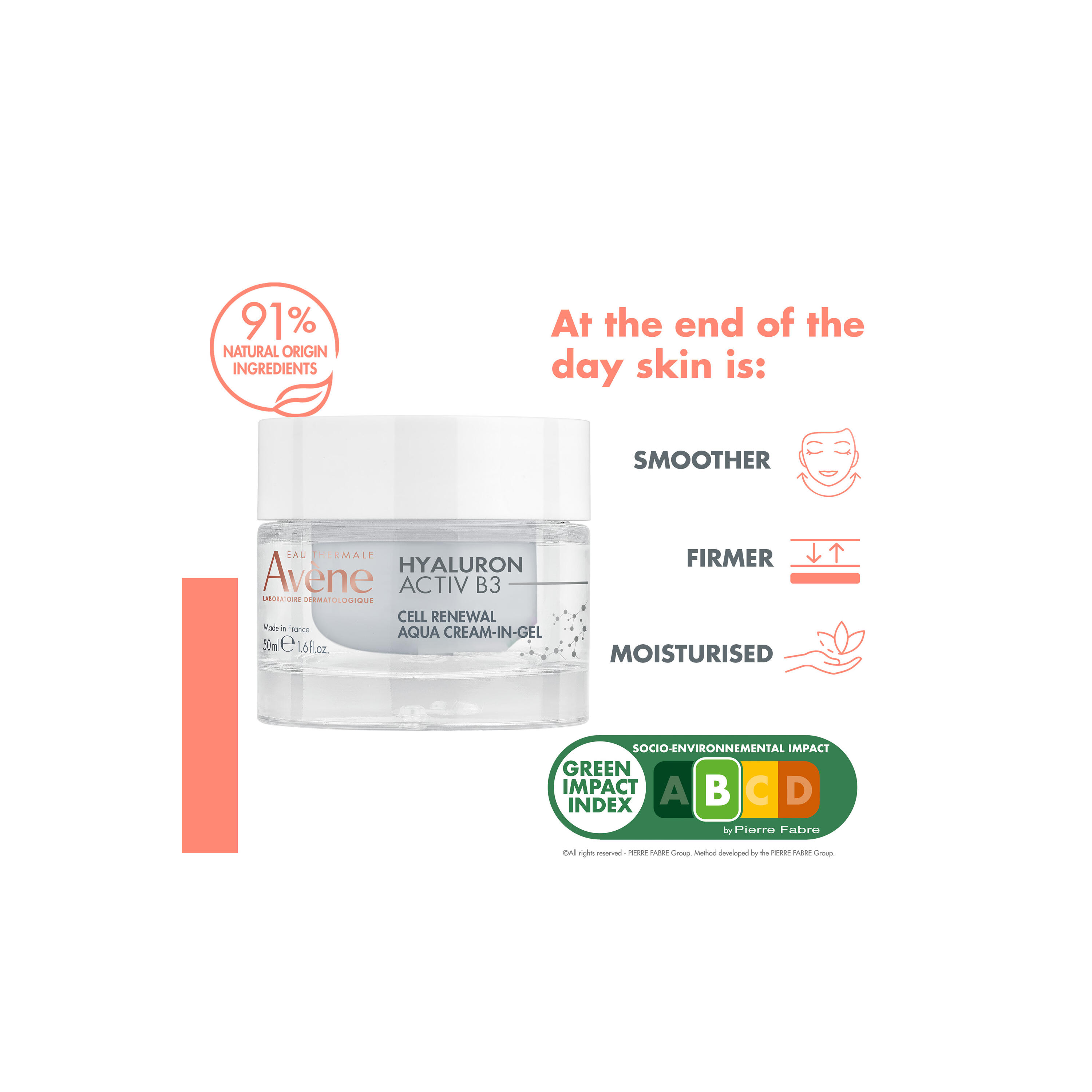 AVENE Hyaluron Activ B3 Aquagel-Creme Ds 50 ml