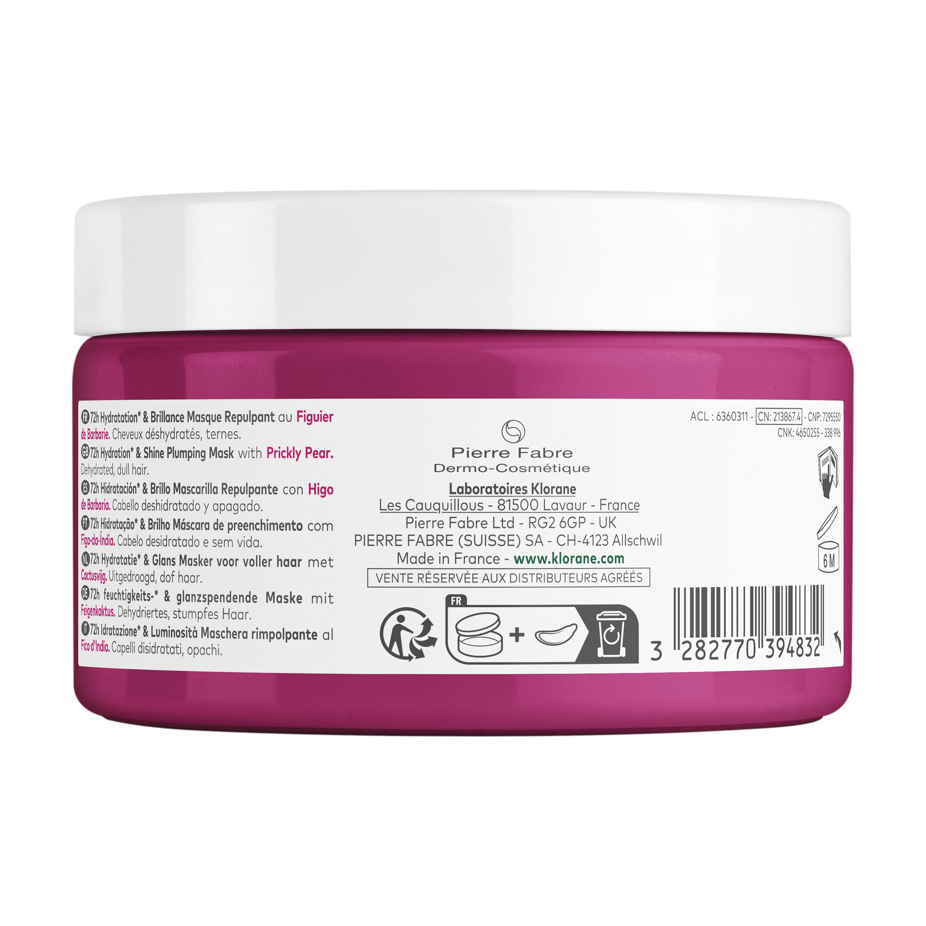 KLORANE Maske Feigenkaktus Topf 250 ml