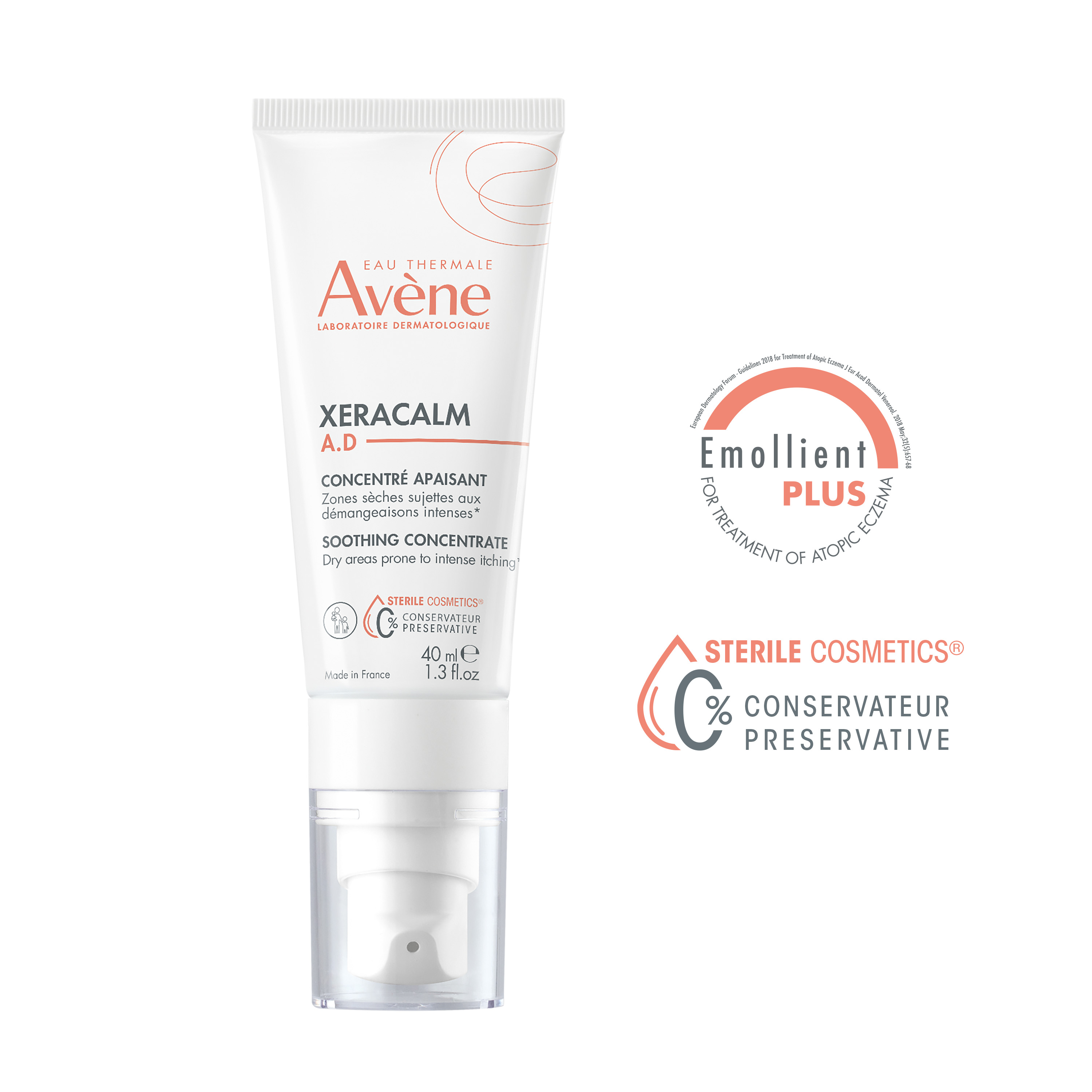 AVENE XeraCalm A.D Konzentrat beruhigend Tb 40 ml