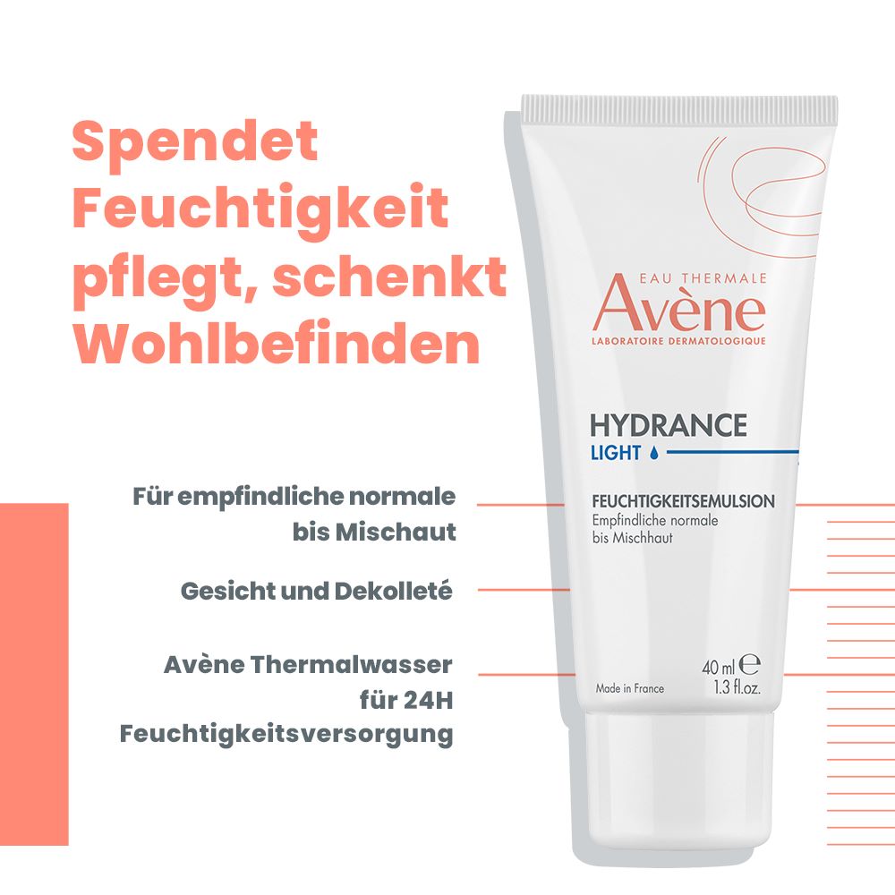 AVENE Hydrance Feuchtigkeitsemulsion Tb 40 ml