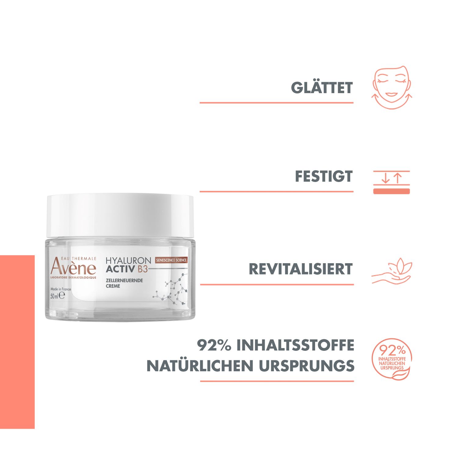 AVENE Hyaluron Activ B3 Creme Topf 50 ml