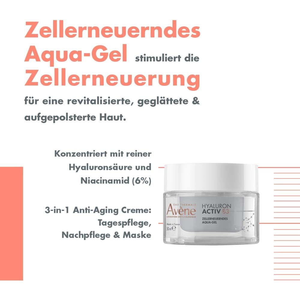 AVENE Hyaluron Activ B3 Aquagel-Cr (n) Topf 50 ml