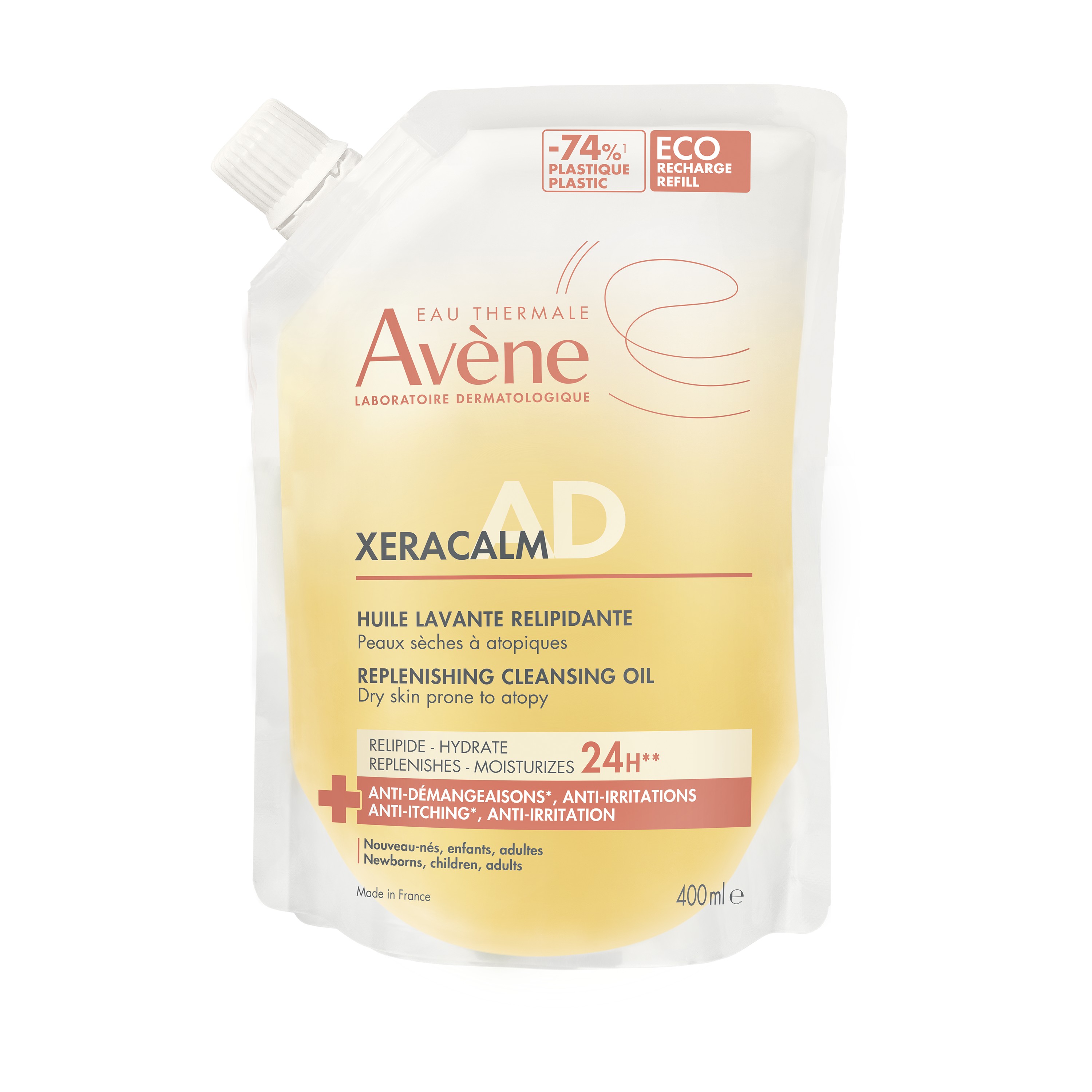AVENE XeraCalm A.D Reinigungsöl rückf Ref 400 ml