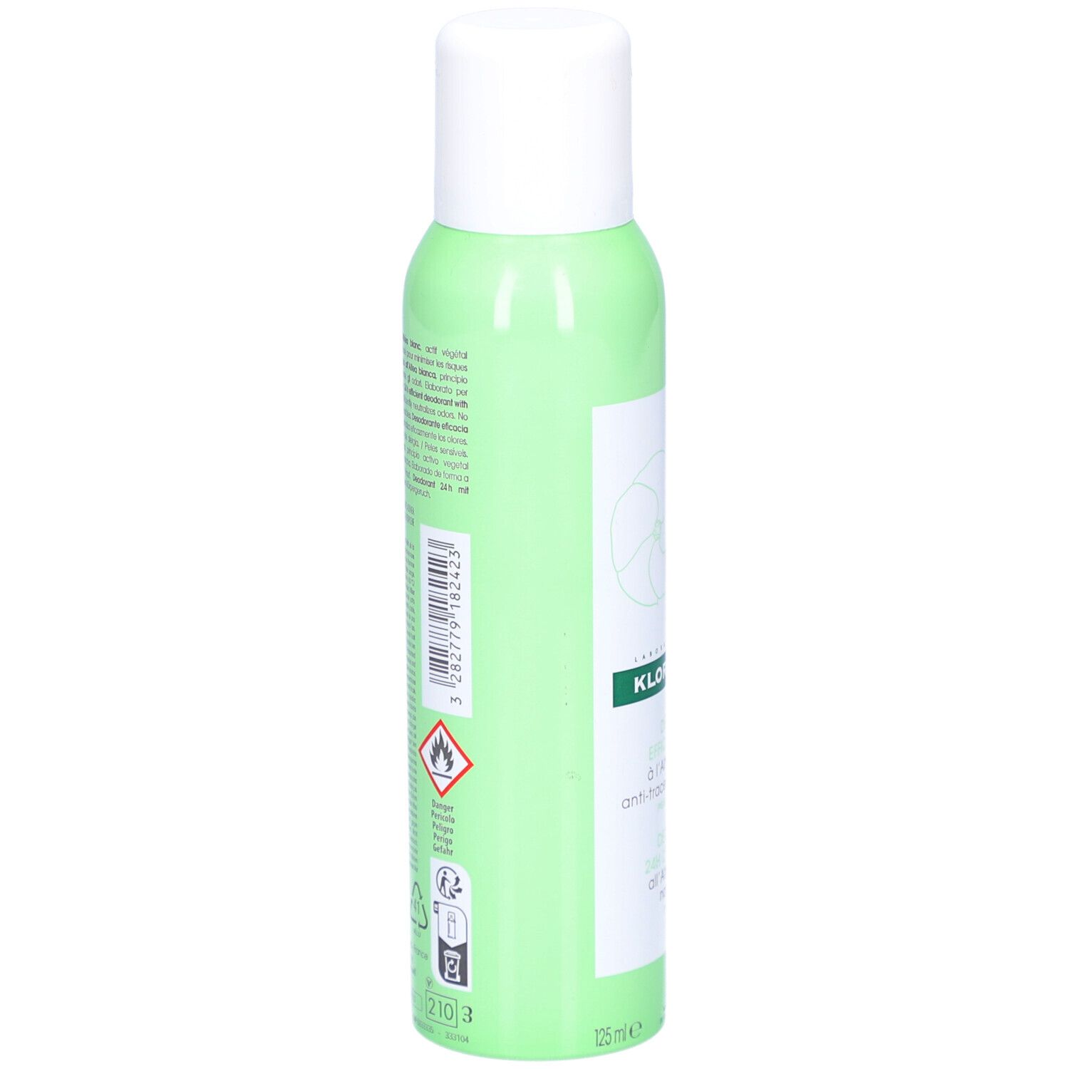 KLORANE Deodorant 24 h weisse Malve Spr 125 ml