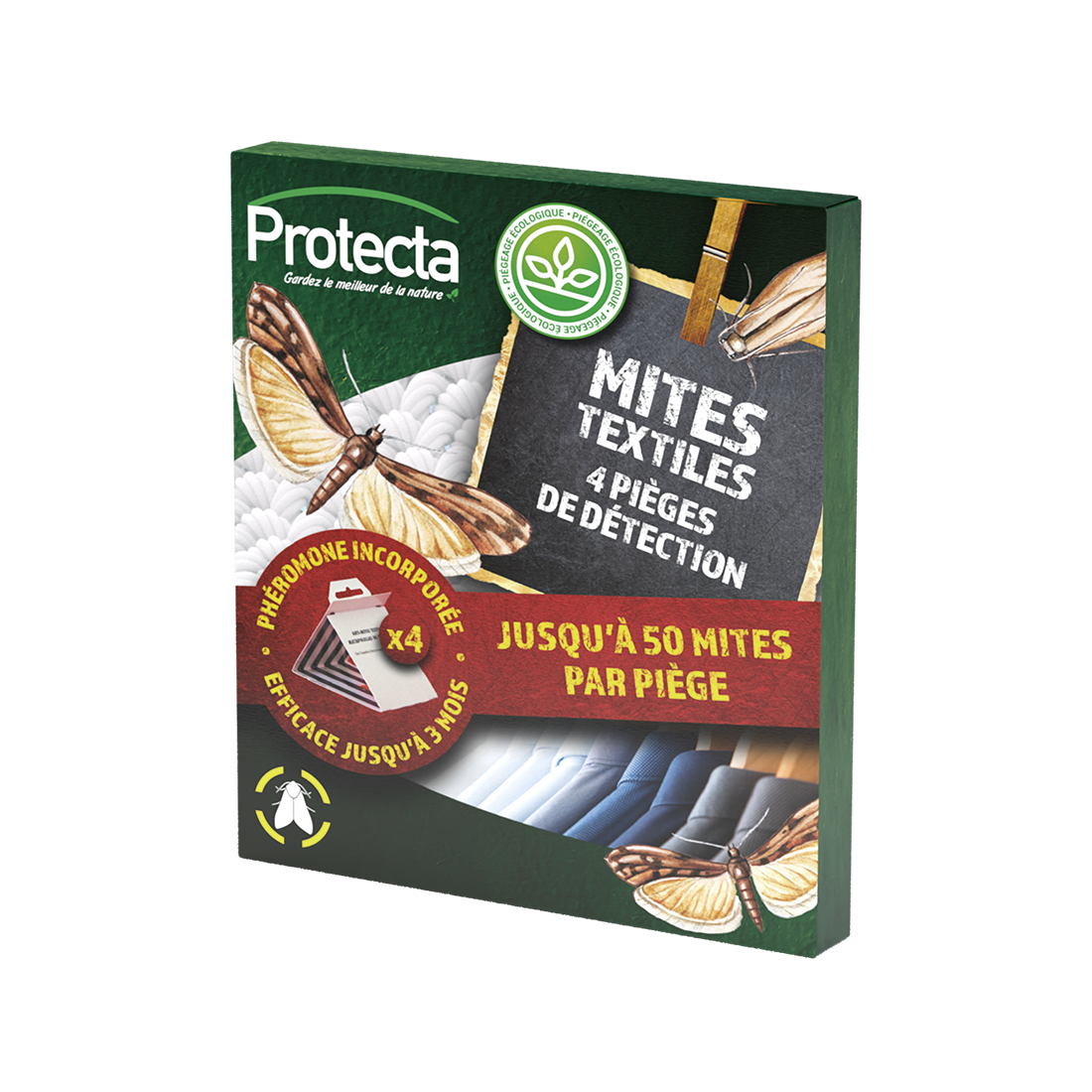 PROTECTA pièges mites textiles 4 pce