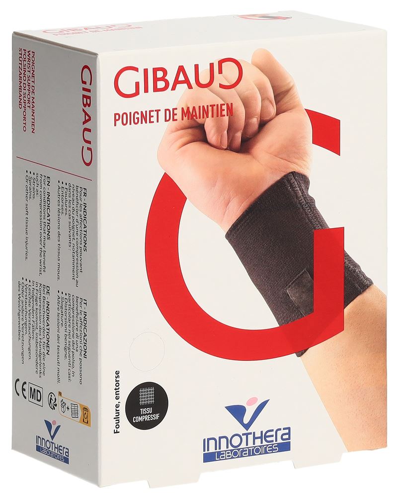 GIBAUD Stützarmband Gr3 17-19cm schwa