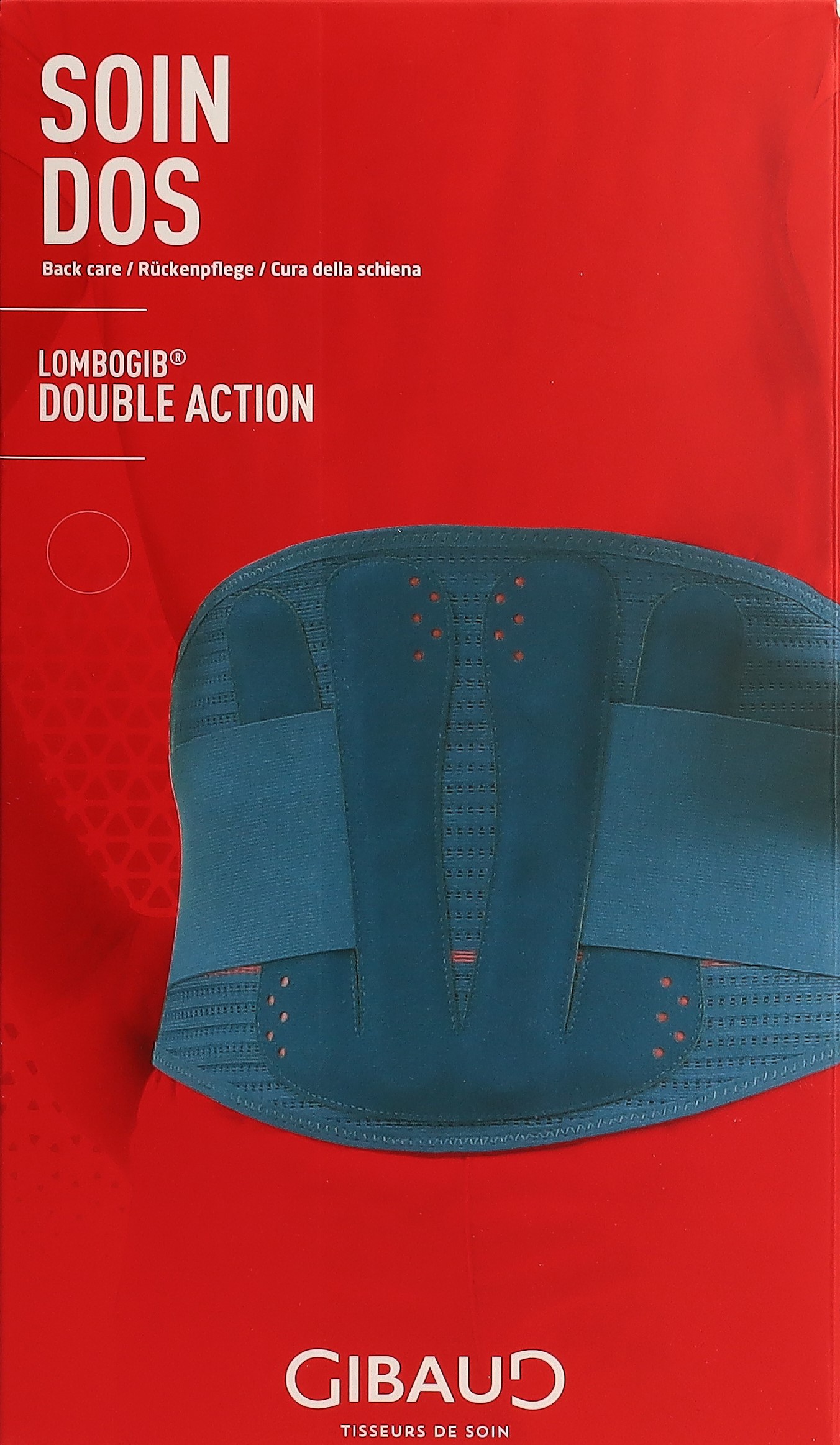 GIBAUD Lombogib Double Act 21cm Gr1 80-90cm blau