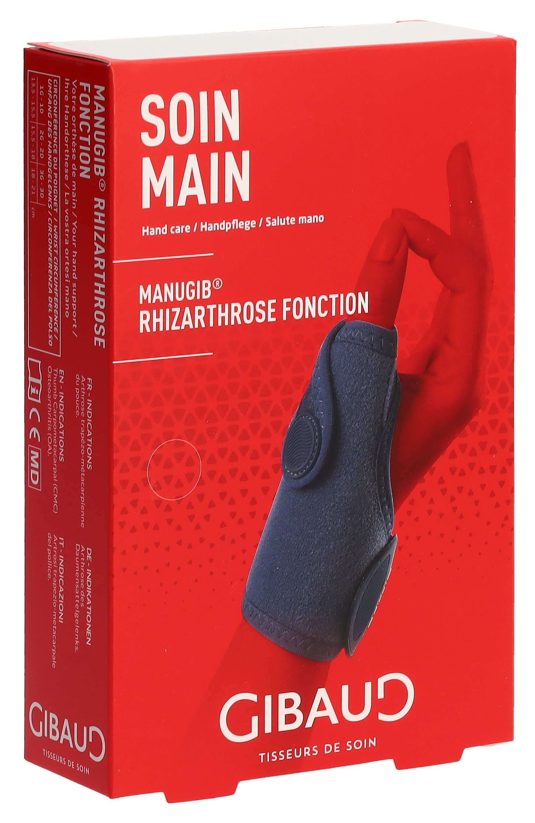 GIBAUD Manugib Rhizarthro Funkt 2L 15.5-18cm links