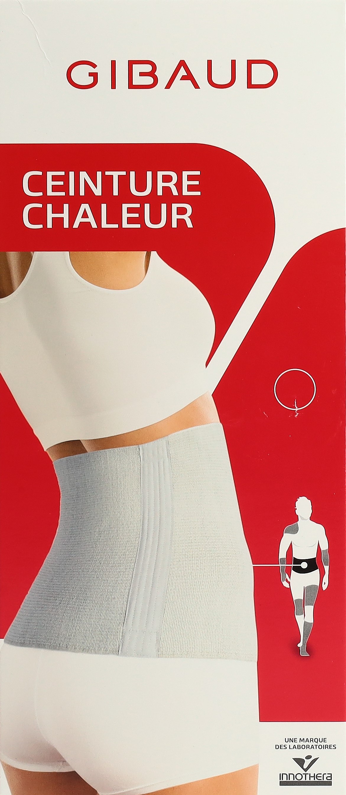 GIBAUD CHALEUR Nierenwärmer XL 25cm anthrazit