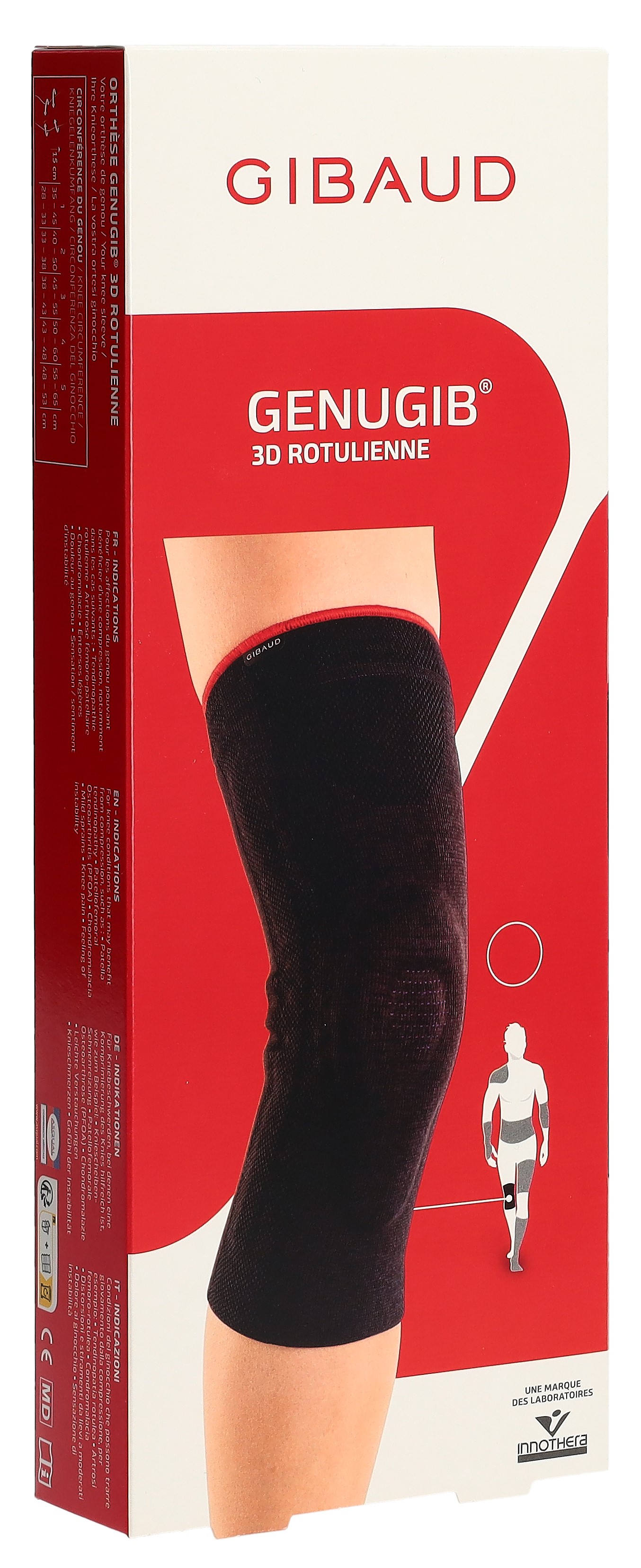 GIBAUD Genugib 3D Patella Kniebandage Gr5 48-53cm