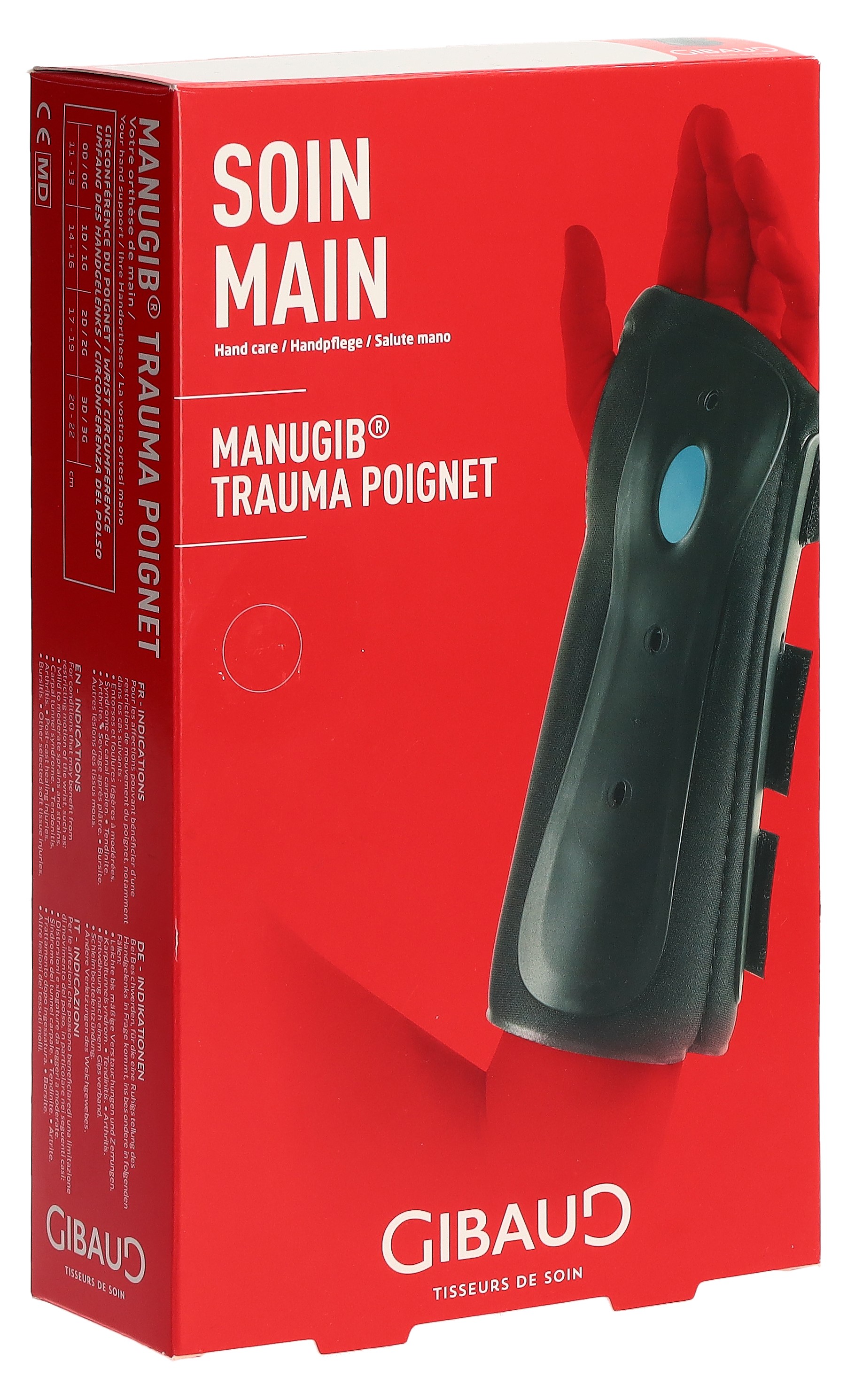 GIBAUD Manugib Trauma Handgelenkst 1L 14-16cm lin