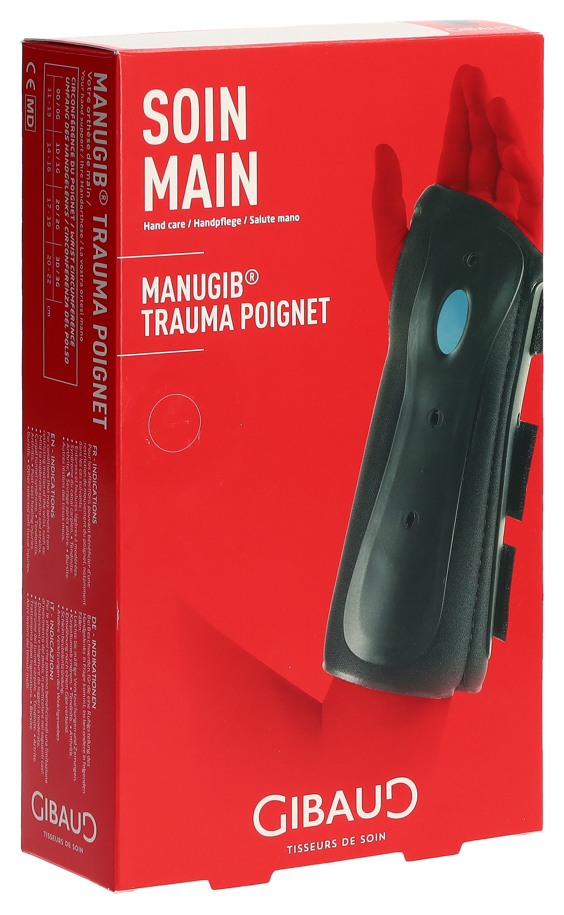 GIBAUD Manugib Trauma Handgelenkst 2L 17-19cm lin