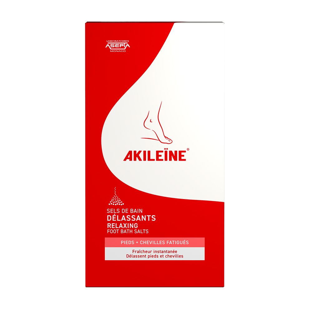 AKILEINE Rot Entspannendes Fussbadesalz 300 g