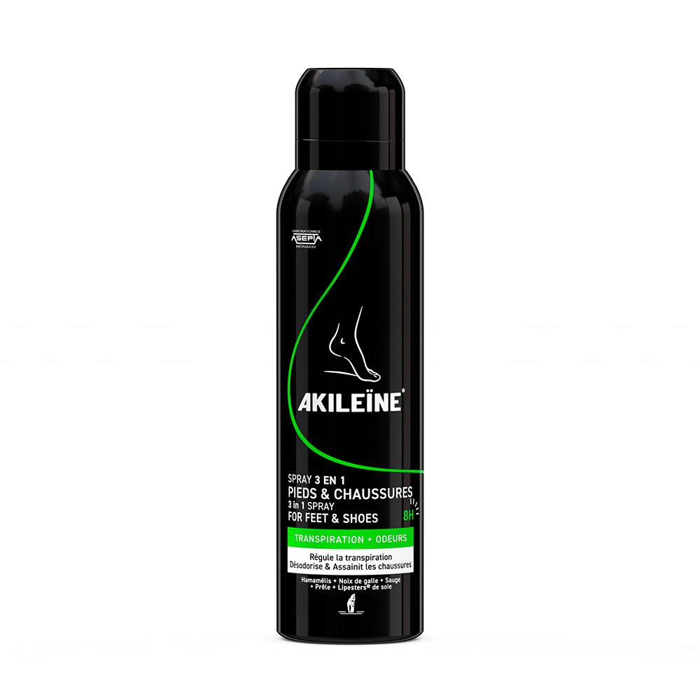 AKILEINE Grün Fuss&Schuhspr 3in1 Reinigen 150 ml