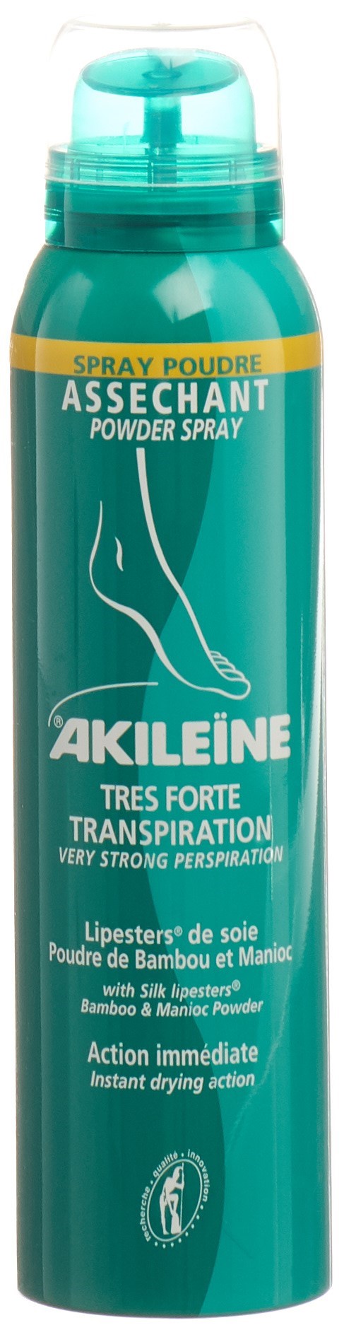 AKILEINE Grün Fusspuder Spray 150 ml