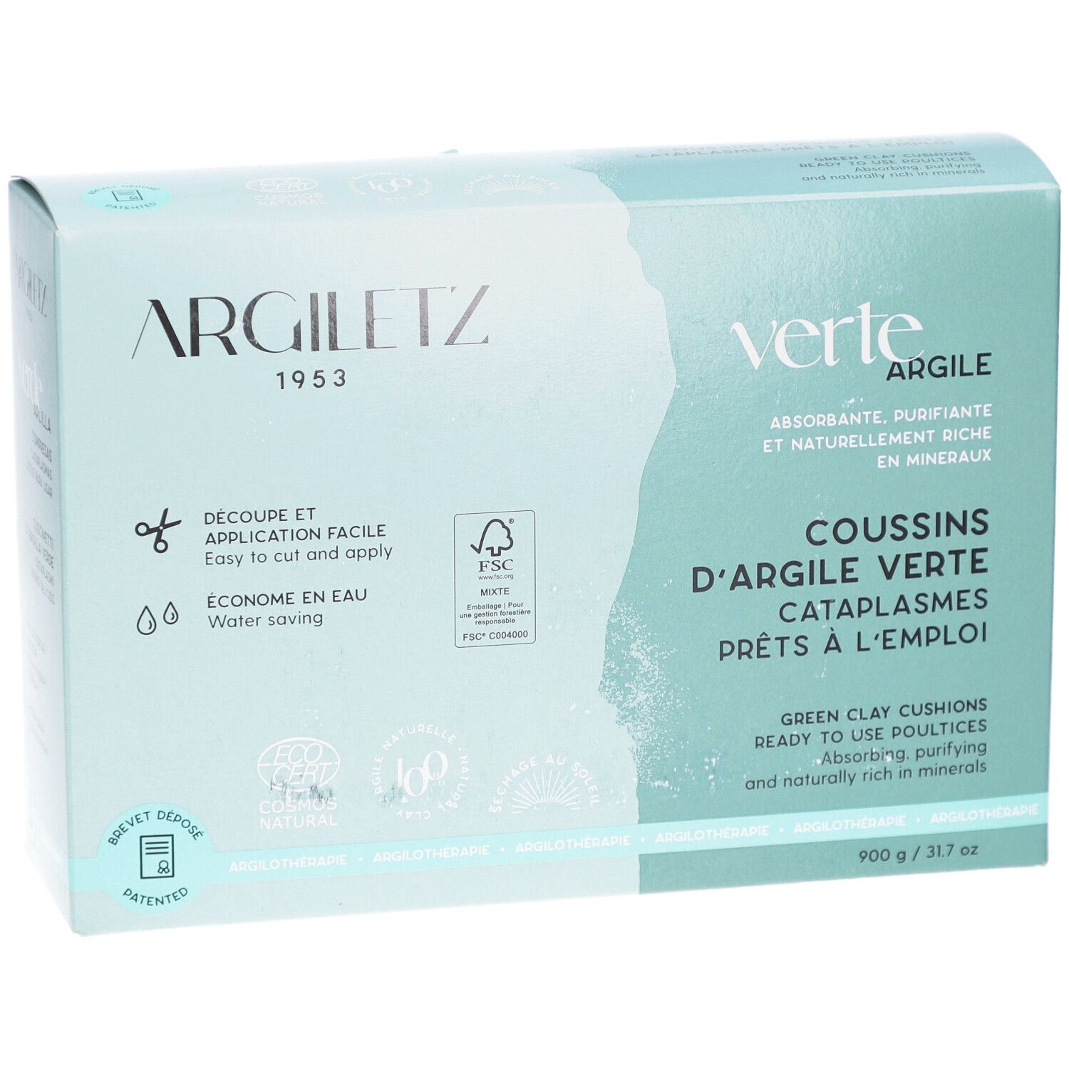 ARGILETZ Tonerdekissen grün A Umschlag 36 x 25 g