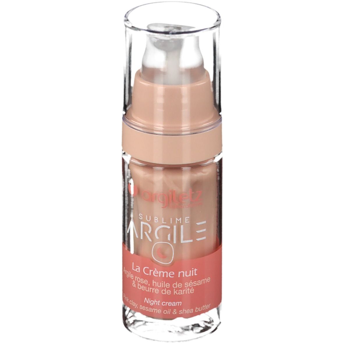 ARGILETZ Heilerde rosa Nacht Gesichtscr Fl 30 ml